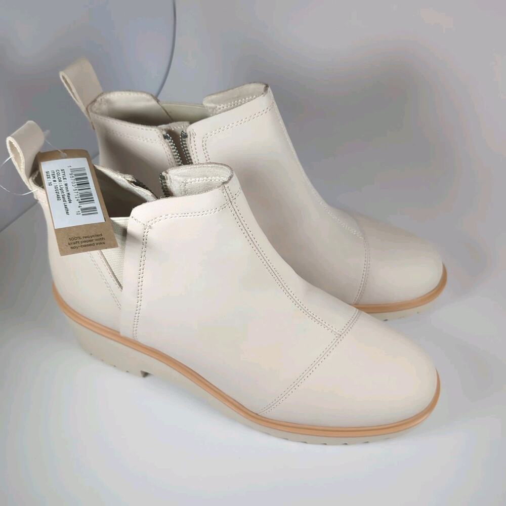 Toms Maude Light Sand Leather Women's Size 10 - Picture 5 of 12